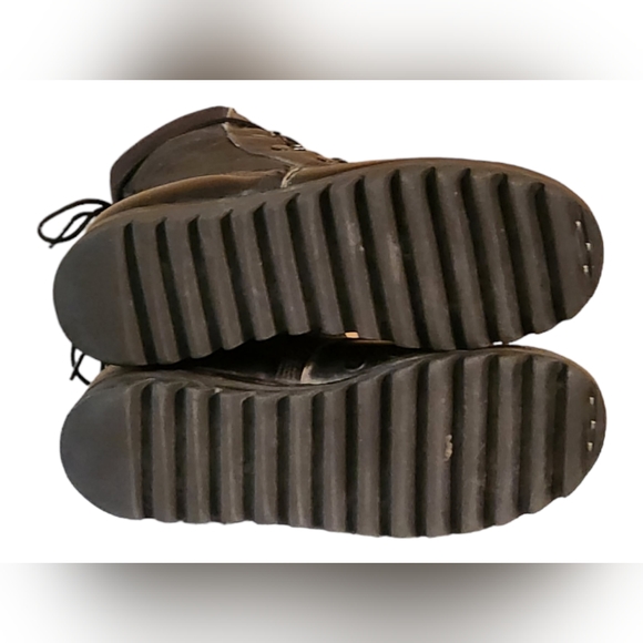 Unisex Leather and Nylon Combat Boots Size 9-9.5/Military Boots/Army Boots - Picture 10 of 10